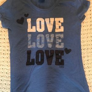 Pink love T-shirt